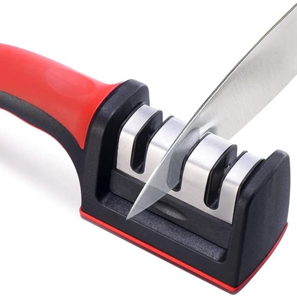 Two Sets of  Kitchen Knife Sharpener 3 Stage Knife knives Sharpening Tools - Picture 2 of 7